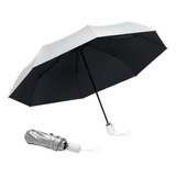 Upf50+paraguas De Protección Uv, Pegamento Plateado De Titan