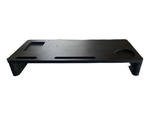 Base Suporte Para Monitor Em Mdf Preto - Envio Imediato