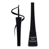 Saniye Delineador Negro Matte Prueba De Agua Punta Fina 6ml