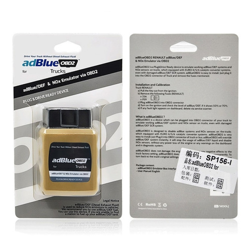 Camiones Adblue Obd2 Emulador Man Iveco Volvo M Benz Scani