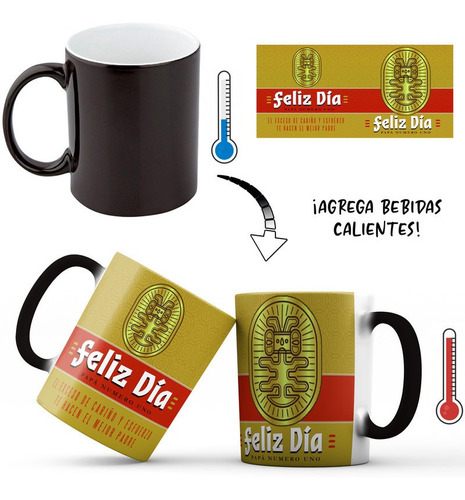 Mug Mágico Taza Día Padre Papá Regalo Pocillo Cerveza