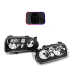 Faros Golf A3 Fondo Negro 93-99 Vidrio