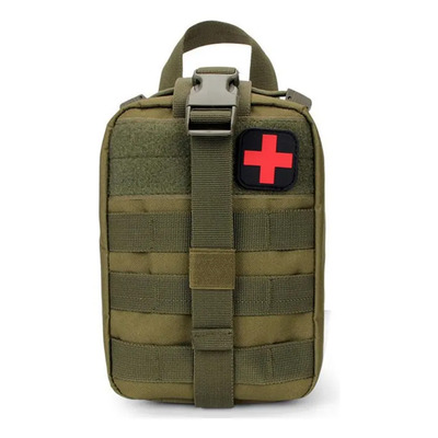 Botiquín De Primeros Auxilios Pouch Médico, Riñonera Verde