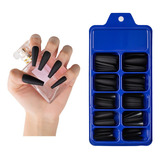 100 Tips Coffin Ballerina Para Uñas Postizas Nails Niñas Set