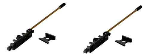 2 Pasador Maroma Para Puerta Abatible De Aluminio