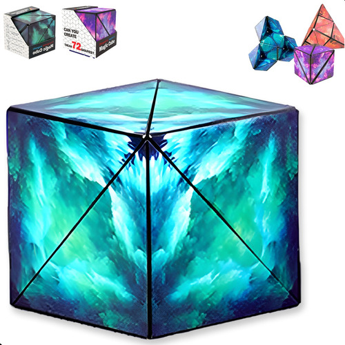 Geometría 3d Cube Juguetes Antiestrés Fingertip Infinite