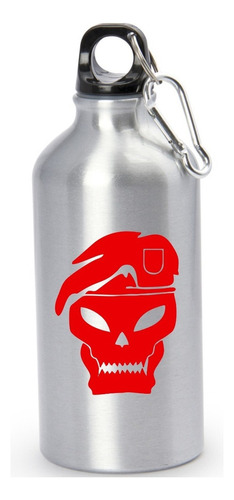 Termo Military Skull Calavera Botilito Botella Aluminio