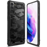 Capa Antiimpacto Ringke Fusion X - Samsung Galaxy S21 - 6.2 Cor Camo Black