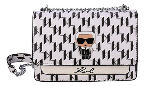 2024 New Rosy Karl Lagerfeld Nuevo Bolso Bandolera De Cuero