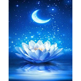 1 Puntos De Pintura Moon Lotus Diamond - Pigpigboss 5d Full