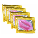 Kit 10 Máscaras Labial Colágeno Rosa Lip Mask Hidratante