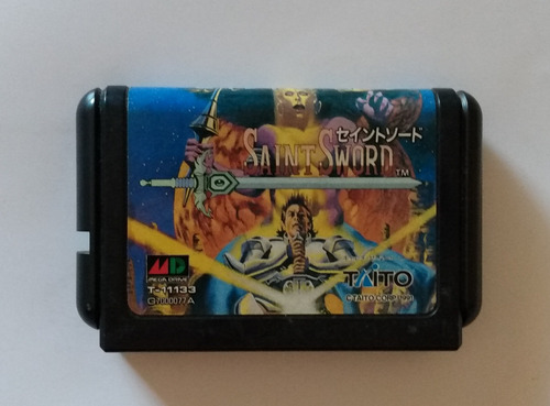 Cartucho Mega Drive Saint Sword Japonês Original