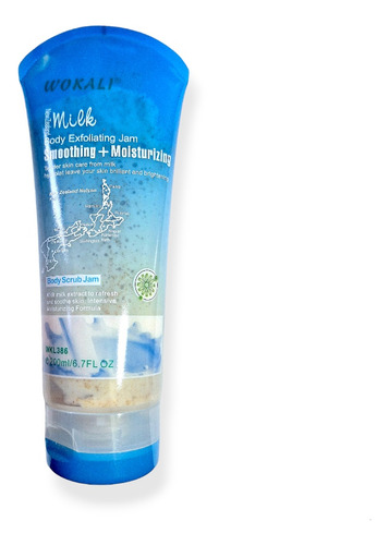  Exfoliante Corporal 200ml Wokali Leche