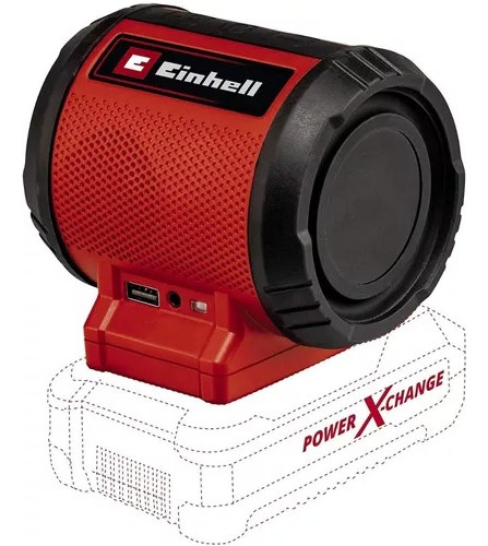 Parlante Y Cargador Inalambri Usb Portatil Bluetooth Einhell