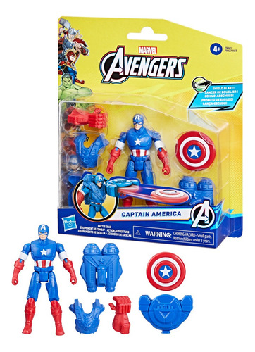 Marvel Avengers - Capitán América Con Equipamiento F9341