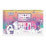 Set De Manicura Infantil Maquillaje Unicornios Gloss Esmalte