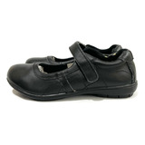 Zapato De Cuero Escolar Marca Weekend N*36 Negro Usado