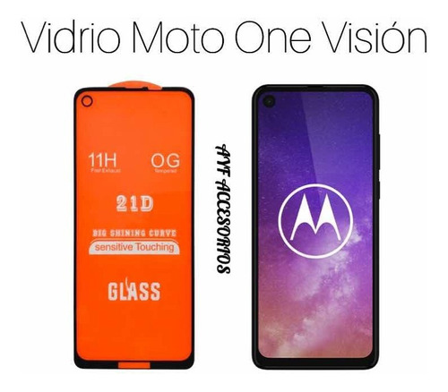 Vidrio Protector Completo Para Motorola One Visión