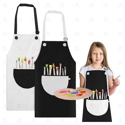 2 Pcs Mandiles Delantales Infantil Pintura Arte Impermeable Blanco Y Negro Para 2-8 Años Delantal De Arte Mandiles Ninos Mandil Para Pintura Mandiles Impermeables Cocina Cxmqiaga | MercadoLibre