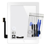 Cristal Touch iPad 3 Y 4 A1416 A1458 A1430 A1459 A1403 A1460 Touchsceen Pantalla Digitalizador + Boton Y Flex Home