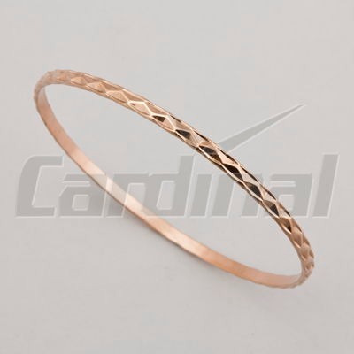 Pulsera Esclava Tramada Acero Ir Cardinal Para Regalo