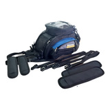 Bolso Tanque& Mochila Tour Std 16 L Ridercraft Azul Combin.