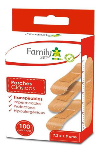 Caja Parches Curita Clásico Family Set