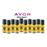 Paquete 10 Desodorantes On Duty Ultra Sport Avon Roll-on