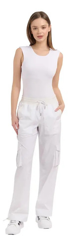 Pants Casual Resorte Love To Lounge Dpb1 Blanco Mujer