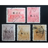 Argentina, Lote 5 Sellos Ministeriales Firmados Usad L11935