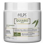 Felps Xbtx De Okra Em Massa Óleo De Argan E Macadâmia 500g