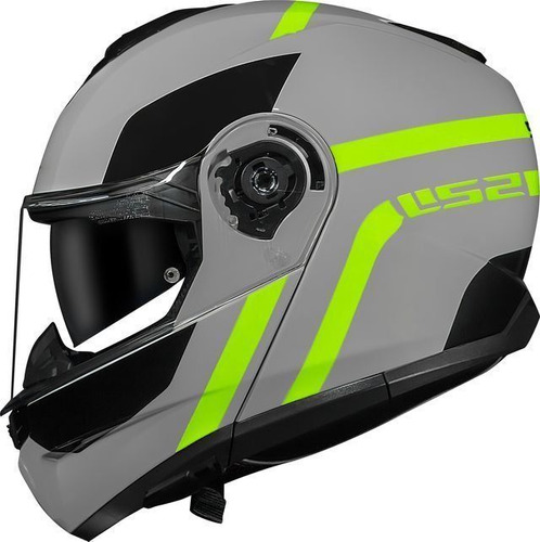 Capacete Ls2 Strobe Ii Ff908 Autox Grey/hv/yellow