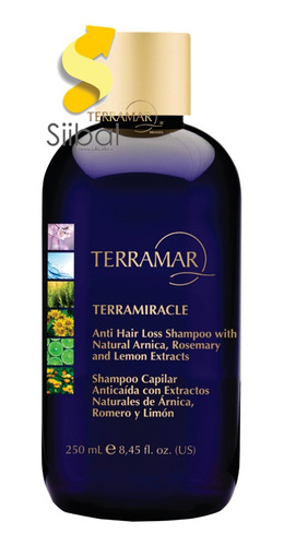 Shampoo Anticaída Extractos Romero Y Limón Terramar / 250ml