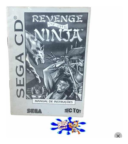 Revenge Of The Ninja Sega Cd Manual De Instrução