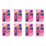 Kit 08 Protetor Labial Hidra Color Rosa Pink 4,8g - Nivea