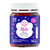 Flor De Jaguar I Rlx Gummies 180g I Gomitas Sabor Blueberry-lavanda Y Frambuesa I Ayudan A Conciliar Un Sueño Profundo, Combaten El Estrés Y La Ansiedad I Pasiflora + Valeriana + Toronjil + L-teanina