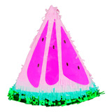 Piñata De Sandía Tradicional Mexicana Con Caramelos Artesana
