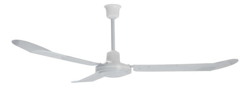 Ventilador De Techo Halux Cb-56 Blanco Con 3 Aspas De  Metal, 142 cm De Diámetro 220 v