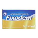 Fixodent Fijación Extra Dentadura Polvo Adhesivo 2.7 Onzas (