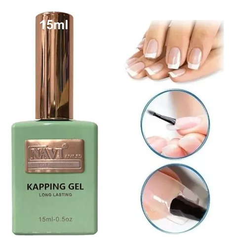 Kapping Gel Navi 15ml Para Uñas Manicuria Capping Y Transfer