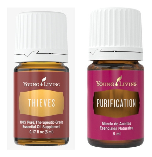 Kit De Aceites Esenciales Thieves+ Purificación Young Living