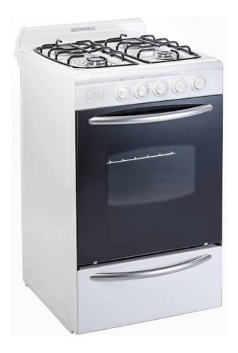 Cocina A Gas 50cm 4h Domec Cbav Blanca