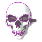 Máscara De Halloween Horror Ghost Head Led Skull Hot New Men