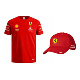 Ferrari F1 Combo  Camiseta  Y  Gorra