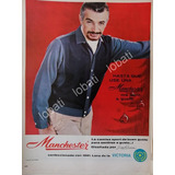 Cartel Vintage Mauricio Garces Y Camisas Manchester 1968 /14