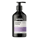 Loreal Shampoo Chroma Creme Matizador Morado Rubios 500ml