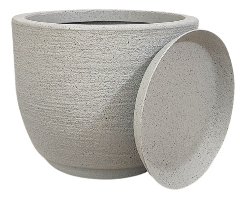 Vaso Planta Bojo Jardim Escovado Grande Luxo N2 (26x34) Deco