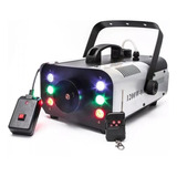 Maquina De Fumaça 1200w 6 Leds Iluminação Rgb Com Controle