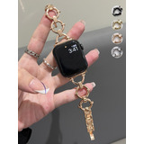 Correa De Cadena Para Apple Watch 7 6 5 4 3 Pulsera De Lujo