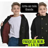 Campera Parka Con Corderito / Nenes